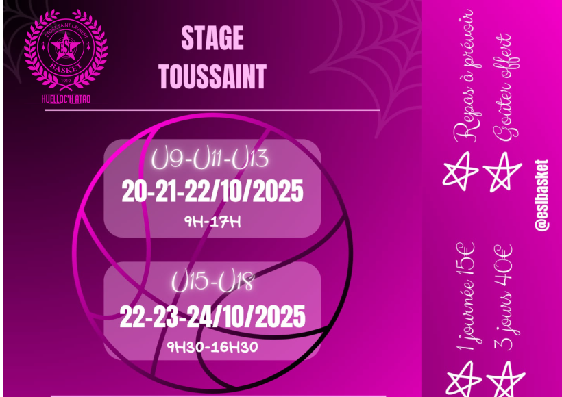 Stage de la Toussaint
